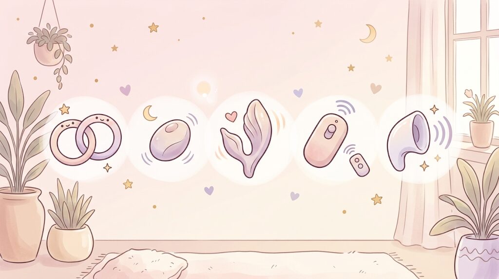 5タイプのアイコン図