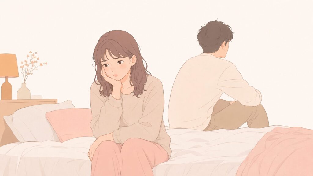 痛みを我慢してしまう女性