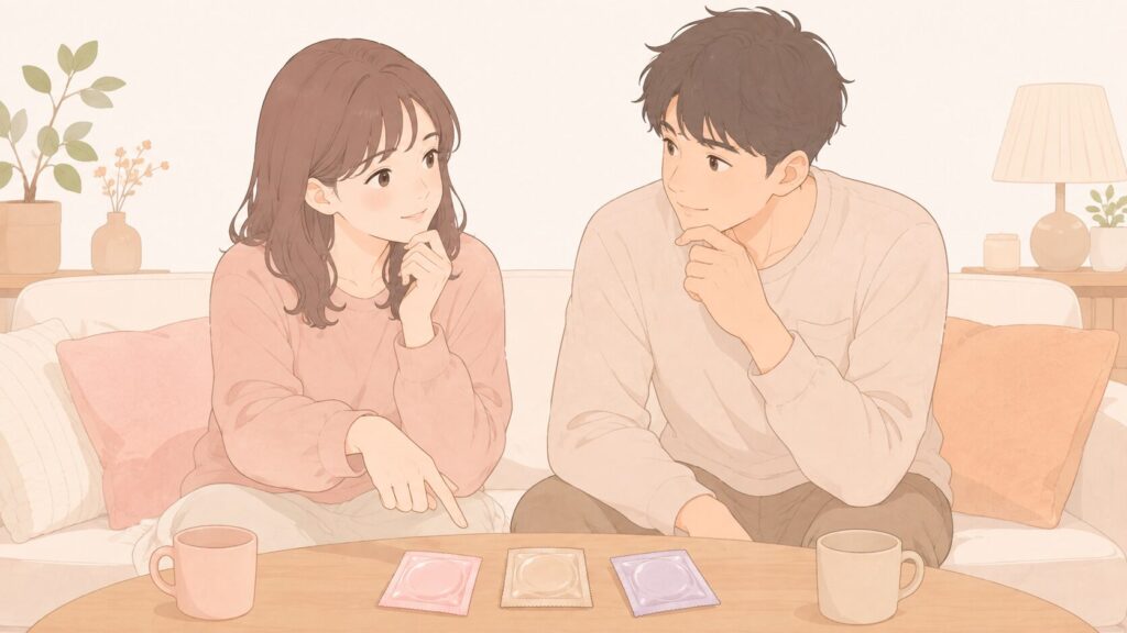 ふたりで好みを伝え合う